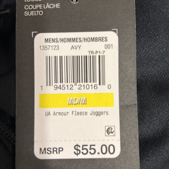 Men’s Under Armour fleece joggers - Picture 6 of 6